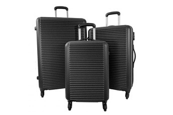 set de 3 valises david jones set de 3 valises noir - ba10243