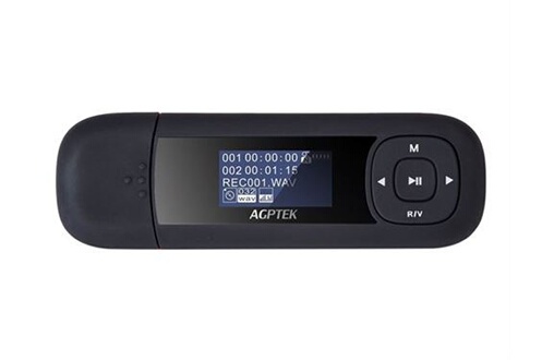 Lecteur audio vidéo MP3-MP4 Agptek U3 - Lecteur numérique - 8 Go