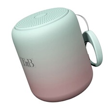 T'nB COLOR - Haut-parleur - pour utilisation mobile - sans fil - Bluetooth - 3 watt - vert, rose