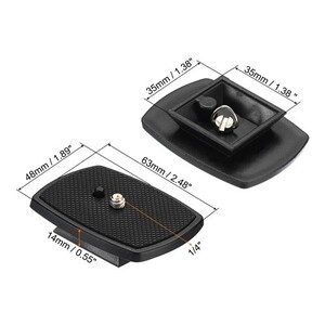 Vanguard QS-39 – Plaque De Dégagement Rapide 1/4"-20 Pour Trépieds Et Têtes Vanguard – Montage Rapide & Solide