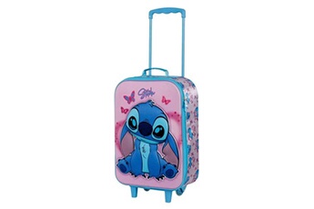 valise karactermania valise trolley soft 3d - marvel lilo et stitch adorable - rose - taille unique