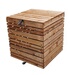 Composteur Jardipolys CABANE Avec Trappes - 80x60x60 Cm 210L Bois Certifié PEFC