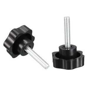 sourcing map vis serrage molette 48mm Dia bouton hexagonal Prune Poignées M10×45mm 4Pcs sourcing map vis serrage molette 48mm Dia bouton hexagonal Prune Poignées M10×45mm 4Pcs