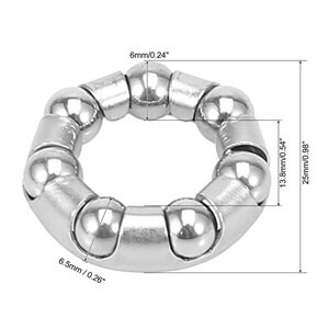 X AUTOHAUX Lot de 2 roulements à billes de 37,6 mm x 7 pour pédalier de vélo X AUTOHAUX Lot de 2 roulements à billes de 37,6 mm x 7 pour pédalier de vélo