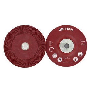 Meule de surface 3m Plateau rigide bombé rouge D125mm - - P64861 | Darty
