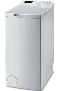 Lave-linge top Indesit BTW S72200 FR/N - Machine à laver - largeur : 40 cm - profondeur : 60 cm - hauteur : 90 cm - chargement par le dessus - 42 litres - 7 kg - 1152