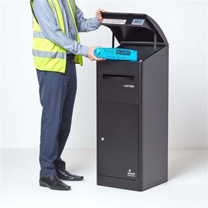 Boît aux lttrs 2 ports Boît à colis xtériur xtra-Larg Vrt Boît aux lttrs 2 ports Boît à colis xtériur xtra-Larg Vrt