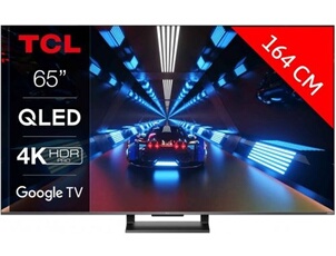 65C731 - Classe de diagonale 65" (64.5" visualisable) TV LCD rétro-éclairée par LED - QLED - Smart TV - Google TV - 4K UHD (2160p) 3840 x 2160 - HDR
