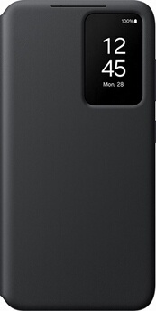 Etui Smart View avec porte-carte pour Galaxy S24 Noir