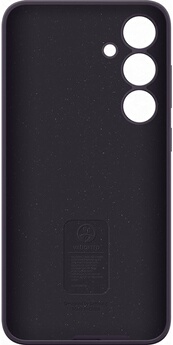 Coque Silicone pour Galaxy S24+ Violet foncé