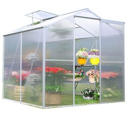 Serre de jardin aluminium 2.47 m2, Foresta