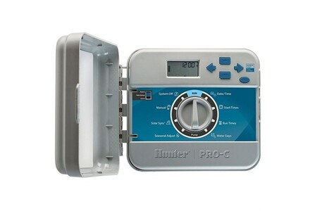 Programmateur et minuteries d'irrigation Hunter Programmateur 4 stations PC-401-E