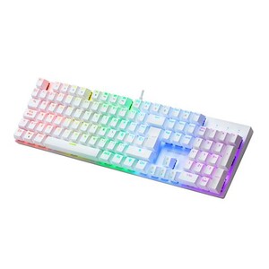 MARSGAMING MK80 Blanc,Clavier Gaming Mécanique TKL FRGB,Switch MARSGAMING MK80 Blanc,Clavier Gaming Mécanique TKL FRGB,Switch