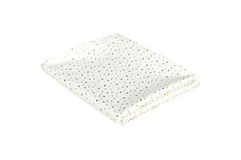 nappe de table the home deco factory - nappe en polyester motif étoile dorée 140 x 250 cm