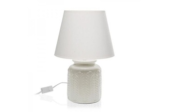lampe de bureau versa lampe de bureau céramique te tile 25 36 25 cm blanc