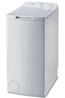 Lave-linge top Indesit BTW L60300 EU/N - Machine à laver - largeur : 40 cm - profondeur : 60 cm - hauteur : 90 cm - chargement par le dessus - 42 litres - 6 kg - 1000