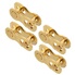 4 Paires Maillons Chaîne Vélo 12 Vitesses Connecteur Lien Acier - Or, Argent, Coloré