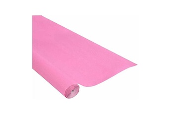 nappe de table ac-deco nappe vitamine en papier gaufré - rose - l 1.18 x l 15 m