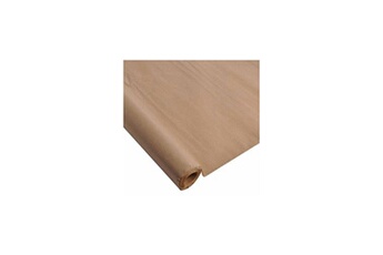 nappe de table ac-deco nappe en papier kraft gaufré - marron - l 1,18 x l 15 m