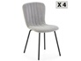 Pack 2 sedie Corzo Colore Noce, Legno Massello, 52,5 x 50 x 74,5 cm Pack 2 sedie Corzo Colore Noce, Legno Massello, 52,5 x 50 x 74,5 cm