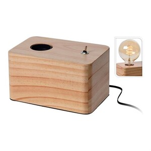Lampe cylindrique Jody verre ambre H37cm - Atmosphera créateur d Lampe cylindrique Jody verre ambre H37cm - Atmosphera créateur d