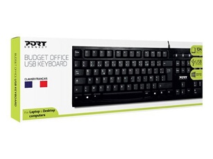 PORT OFFICE - Clavier - USB - AZERTY - Français - En vrac