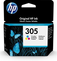 HP 305 Cartouche d'Encre Trois Couleurs Authentique (3YM60AE)