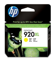 HP 920XL Cartouche d'Encre Jaune grande capacité Authentique (CD974AE)