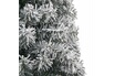 vidaXL Sapin de Noël mince avec support et flocon de neige 270 cm PVC photo 3