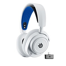 Casque Micro Gaming sans fil Arctis Nova 7P pour PS PC Mac Nintendo Switch Oculus Quest 2 et Android Blanc