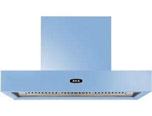 Hotte décorative murale Aga -HOOD-990 SH-DEB - BLEU GLACIER