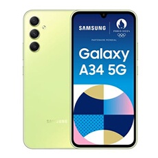 Acheter Galaxy A34 128Go Lime 5G État correct - 219,00 € Galaxy A34 128Go Lime 5G État correct - Samsung reconditionné disponible sur Darty