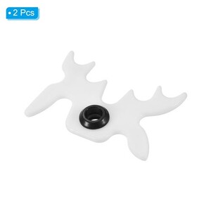 PATIKIL Pont Queue Billard Rétractable Silicone - Tête Métal Amovible Pour Compétition, Or/Blanc