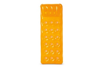 bouée et matelas gonflable intex matelas de piscine fashion lounge orange -