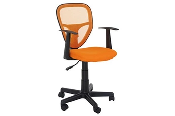 fauteuil de bureau idimex chaise de bureau pour enfant studio, orange