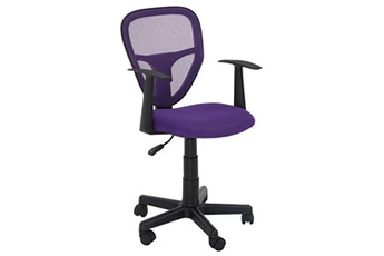 fauteuil de bureau idimex chaise de bureau pour enfant studio, violet