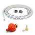Kit Détendeur Propane 37 Mbar + Tuyau Flexible Butane/Propane 1,50m - Usage Multiple