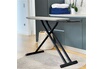 Kitchen Move Table à repasser légère LICHT Noir Aluminium 125x40cm photo 3