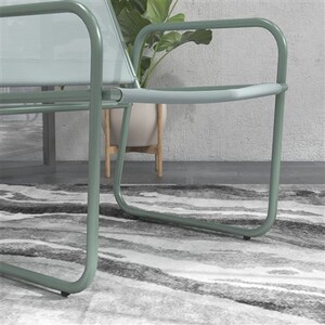 Ensemble salon de jardin - Outsunny - table ronde et 2 chaises - avec espace d'insertion de parasol - en fonte d'aluminium - vert - Jardin Ensemble salon de jardin - Outsunny - table ronde et 2 chaises - avec espace d'insertion de parasol - en fonte d'aluminium - vert - Jardin