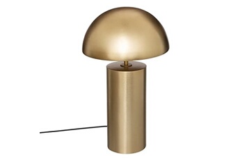 lampe à poser pegane lampe à poser, lampadaire en métal doré - diamètre 30 x hauteur 50 cm --