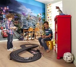 Papier Peint - Cars World 368x254cm - Papier,