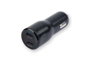 Chargeur allume cigare 40w double USB-C