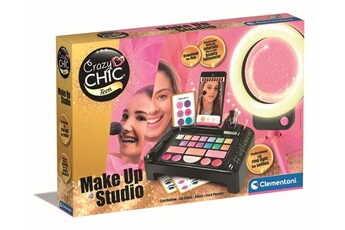 autre jeux d'imitation clementoni jeu d'imitation crazy chic coffret de maquillage make up studio