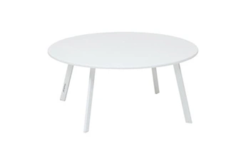 table de jardin hesperide table basse saona blanc d90 cm hespéride - blanc