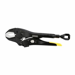 Pince Grip Réglable 190 Mm - Pince De Verrouillage à Mâchoire Courbée Pour Tuyaux, écrous, Bricolage Et Atelier