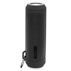 Enceinte sans fil YONIS Enceinte Bluetooth Étanche Extérieure Avec Poignée Mousqueton et Lampe SOS Autonomie 7h Noir