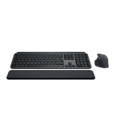 MX Keys S Combo - Clavier et Souris Sans Fil Performants avec Repose Poignet
