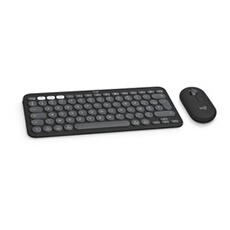 Pebble 2 Combo pour Mac, clavier et souris sans fil, discrets, portables - Graphite