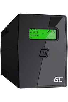 Onduleur OZZZO Green Cell Micropower 800VA - Onduleur - CA 220/230/240 V - 480 Watt - 800 VA - 9 Ah - USB - connecteurs de sortie : 2