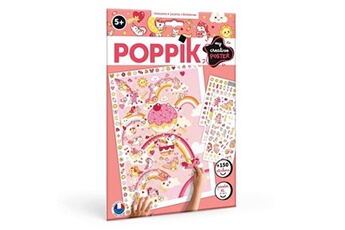 autres jeux créatifs poppik jeu créatif les licornes avec 150 stickers